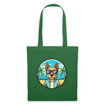 Thai Ridgeback Dog Breed Cartoon Sunglasses Beach - Tote Bag - evergreen - Front