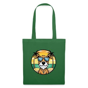 Istrischer Drahthaarhund Hunderasse Cartoon Beach - Stoffbeutel - Fichte - Vorne