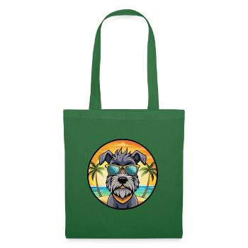 Bouvier Des Ardennes Hunderasse Cartoon Sonnenbrille - Stoffbeutel - Fichte - Vorne