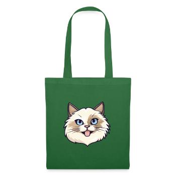 Katze Buntes Aquarell Tier Katze Illustration - Stoffbeutel - Fichte - Vorne
