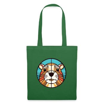 Gopher Buntes Aquarell Tier Haustier Illustration - Stoffbeutel - Fichte - Vorne