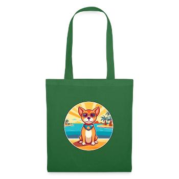 Perro de Presa Mallorquinische Hunderasse Cartoon Kawaii - Stoffbeutel - Fichte - Vorne