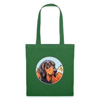 Andalusischer Jagdhund Rasse Cartoon Kawaii Watercol - Stoffbeutel - Fichte - Vorne