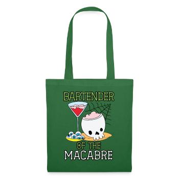 Barkeeper des Makabren Barkeeper Halloween - Stoffbeutel - Fichte - Vorne