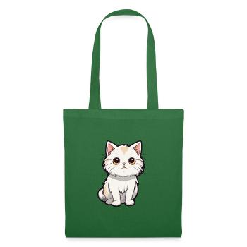 Katze niedliche Karikatur Kawaii Aquarell Tier Haustier - Stoffbeutel - Fichte - Vorne