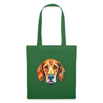 Bosnischer grobhaariger Jagdhund Hunderasse Aquarell - Stoffbeutel - Fichte - Vorne