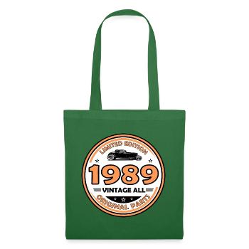 Jahrgang 1989 svg - Stoffbeutel - Fichte - Vorne