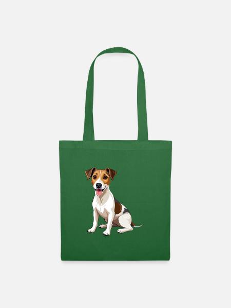 Russell Terrier Hund - Stoffbeutel - Fichte