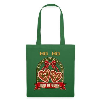 Ho Ho Hob di gern Weihnachtspulli - Stoffbeutel - Fichte - Vorne