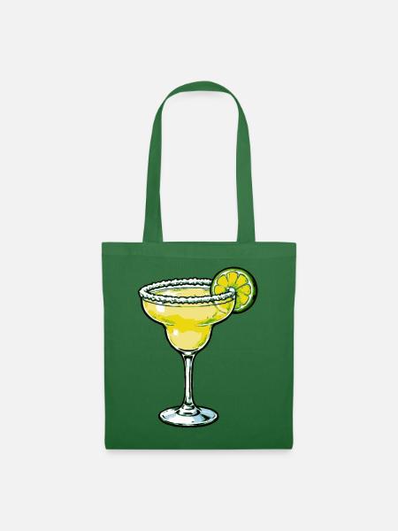 Limetten Margarita Glas - Stoffbeutel - Fichte