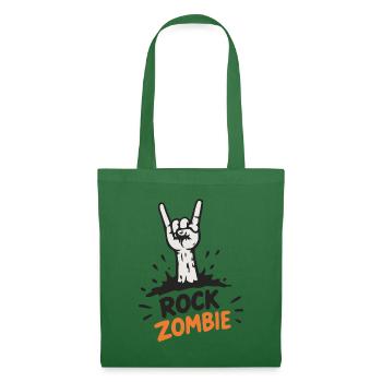Halloween Rock Zombie - Stoffbeutel - Fichte - Vorne