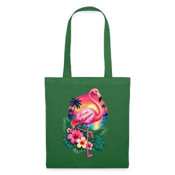 Niedlicher Flamingo Süße Flamingos - Stoffbeutel - Fichte - Vorne