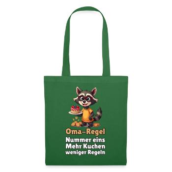 Oma-Regel Nr. 1: Mehr Kuchen, weniger Regeln - Stoffbeutel - Fichte - Vorne