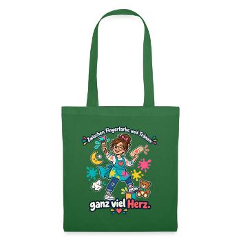 Erzieherin Geschenk Kita Abschied Danke - Stoffbeutel - Fichte - Vorne