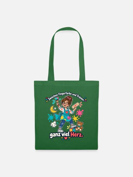 Erzieherin Geschenk Kita Abschied Danke - Stoffbeutel - Fichte