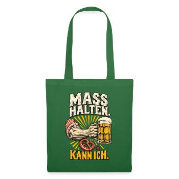 Maß halten Kann ich - Stoffbeutel - Fichte - Vorne