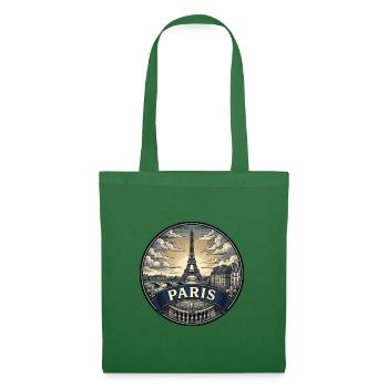 Paris, Frankreich Reiseabzeichen Eiffelturm-Souvenir - Stoffbeutel - Fichte - Vorne