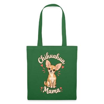 Chihuahua-Mama – Chi-Mama Chihuahua-Liebhaber-Hunde-Mama - Stoffbeutel - Fichte - Vorne