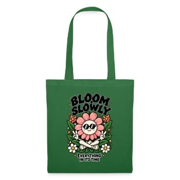 Bloom Slowly – Alles zu seiner Zeit - Stoffbeutel - Fichte - Vorne