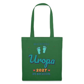 Uropa 2027 – Opa war gestern - Stoffbeutel - Fichte - Vorne