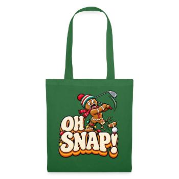 Oh Snap Weihnachts-Gingerbread Golf - Stoffbeutel - Fichte - Vorne