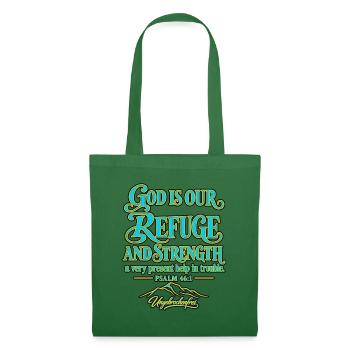 4_God is our refuge - Stoffbeutel - Fichte - Vorne