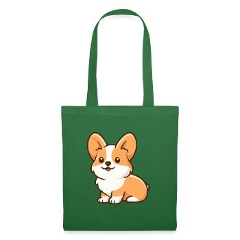 Corgi - Stoffbeutel - Fichte - Vorne