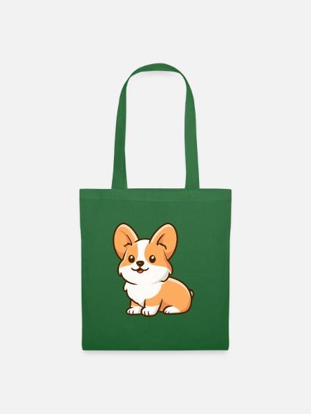 Corgi - Stoffbeutel - Fichte