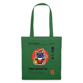 Japanisches Weihnachten Oni - Stoffbeutel - Fichte - Vorne