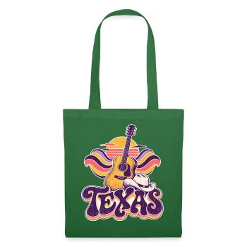 Texas Sunset Gitarre Retro - Stoffbeutel - Fichte - Vorne