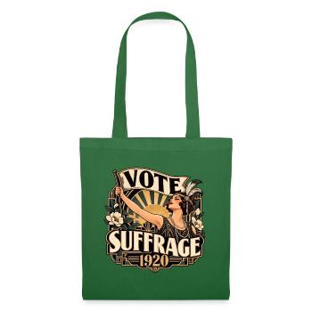 Vote Suffrage 1920 Vintage Frauenrechtskunst - Stoffbeutel - Fichte - Vorne