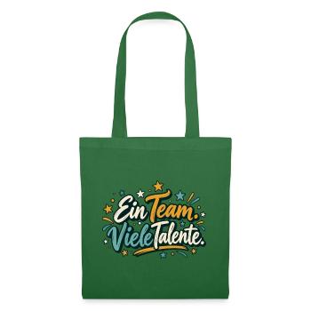Team Shirt personalisierbar mit Teamname Ein Team  - Stoffbeutel - Fichte - Vorne
