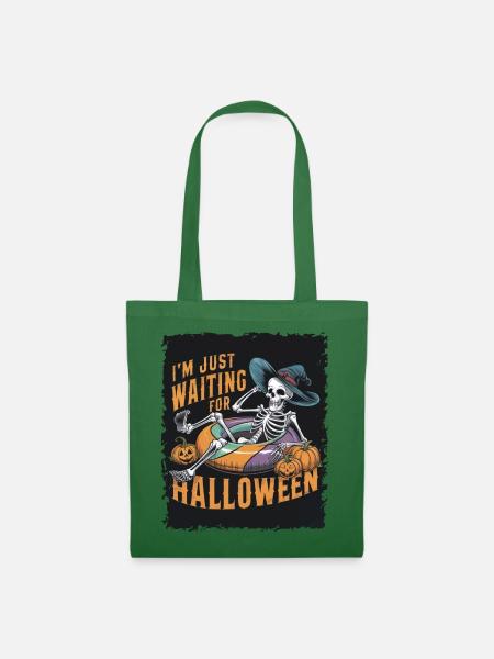 Ich Warte Nur Auf Halloween - Stoffbeutel - Fichte