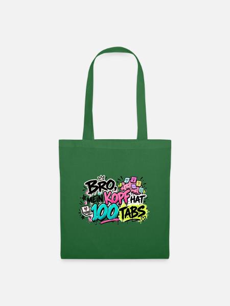 Bro Kopf 100 Tabs Graffiti - Stoffbeutel - Fichte