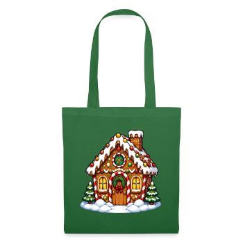 Lebkuchenhaus Winterzauber - Stoffbeutel - Fichte - Vorne