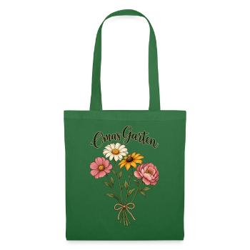Omas Garten Shirt personalisierbar mit dem Namen  - Stoffbeutel - Fichte - Vorne
