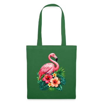 Niedlicher Flamingo Süße Flamingos - Stoffbeutel - Fichte - Vorne