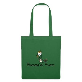 Powered by Plants – Lustiger veganer Koch - Stoffbeutel - Fichte - Vorne