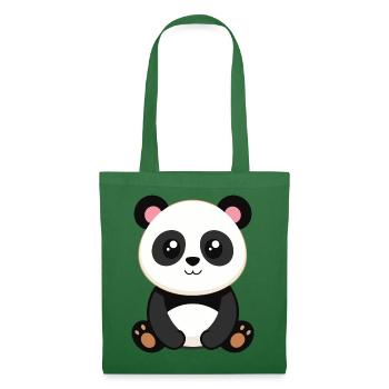 Süßer Baby-Panda - Stoffbeutel - Fichte - Vorne