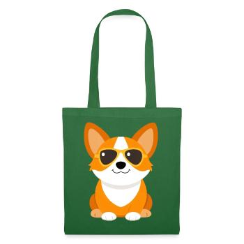 Süßer Corgi - Stoffbeutel - Fichte - Vorne