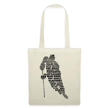 Hockey Player Word Art - Tote Bag - nature - Front