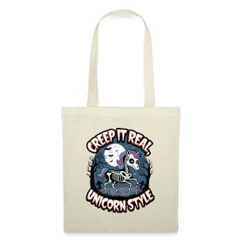Creep It Real Unicorn Style - Tote Bag - nature - Front