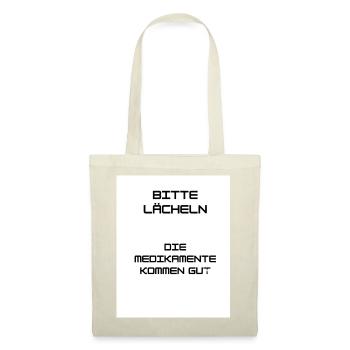 Keep Smiling - Stoffbeutel - Natur - Vorne