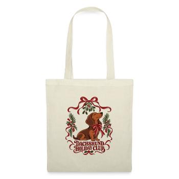 Dachshund Holiday Club - Stoffbeutel - Natur - Vorne