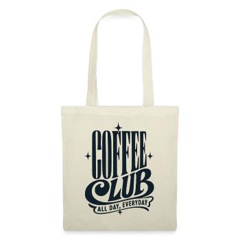 Coffee Club - Stoffbeutel - Natur - Vorne