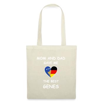 Kosovo Germany Genes Heart - Stoffbeutel - Natur - Vorne