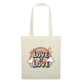 Love Is Love Rainbow - Stoffbeutel - Natur - Vorne