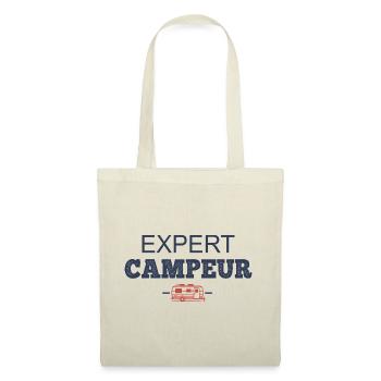 Camping-Humor-Camper-Experte - Stoffbeutel - Natur - Vorne