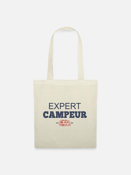 Camping-Humor-Camper-Experte - Stoffbeutel - Natur