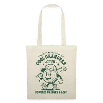 Cool Grandpas Club Golf - Stoffbeutel - Natur - Vorne